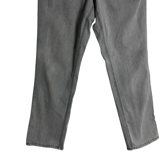 Karl Lagerfeld Gray High Rise Straight Leg Denim Jeans Size 14 - Picture 5 of 10